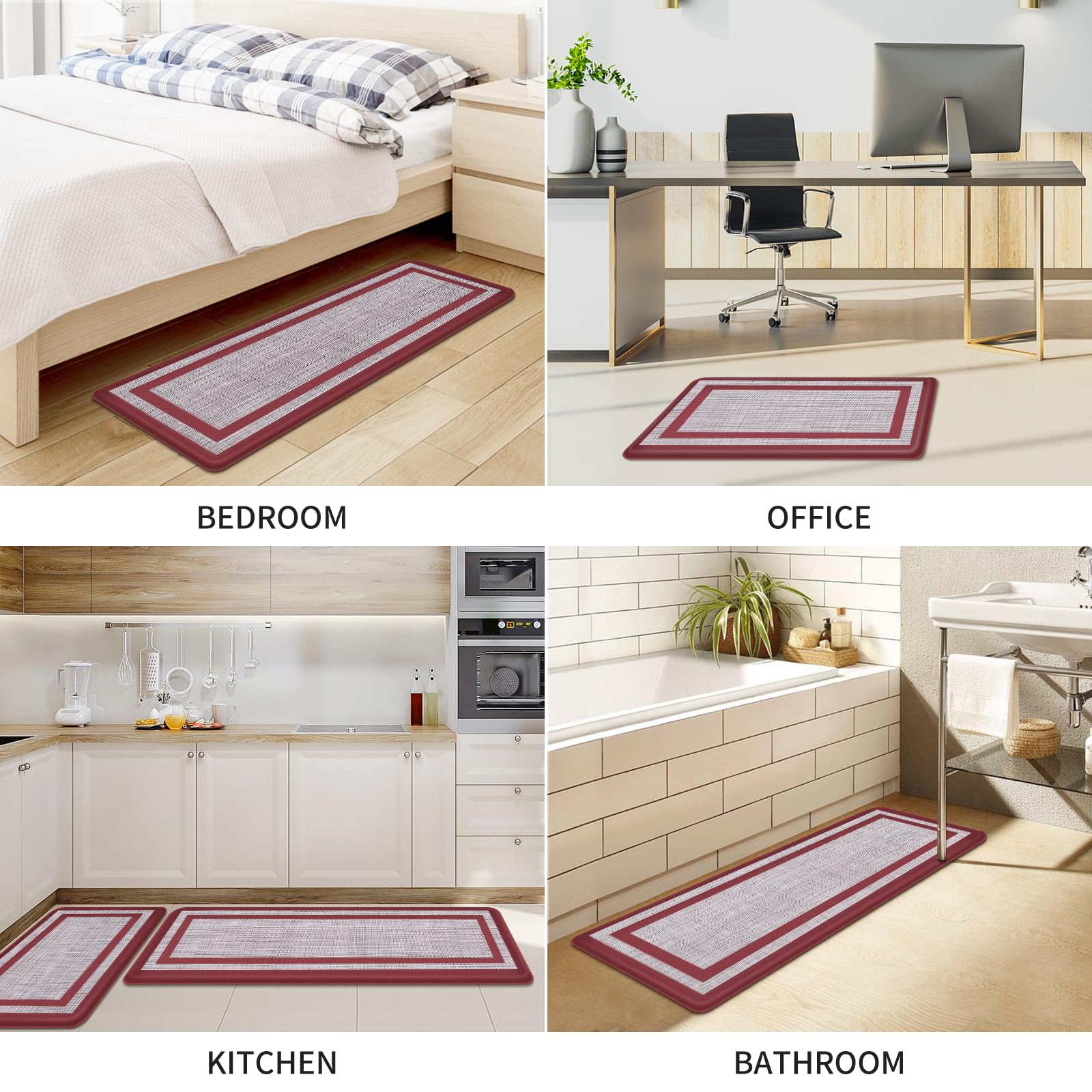 Mattitude Alfombra cocina antifatiga, tamaño ideal para cocinas y lavaderos.