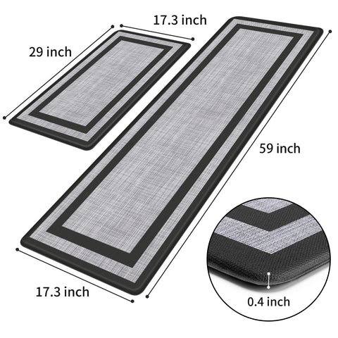 Almohadilla Mattitude de 29 pulgadas ofrece reposo ergonómico para cocina o mostrador.
