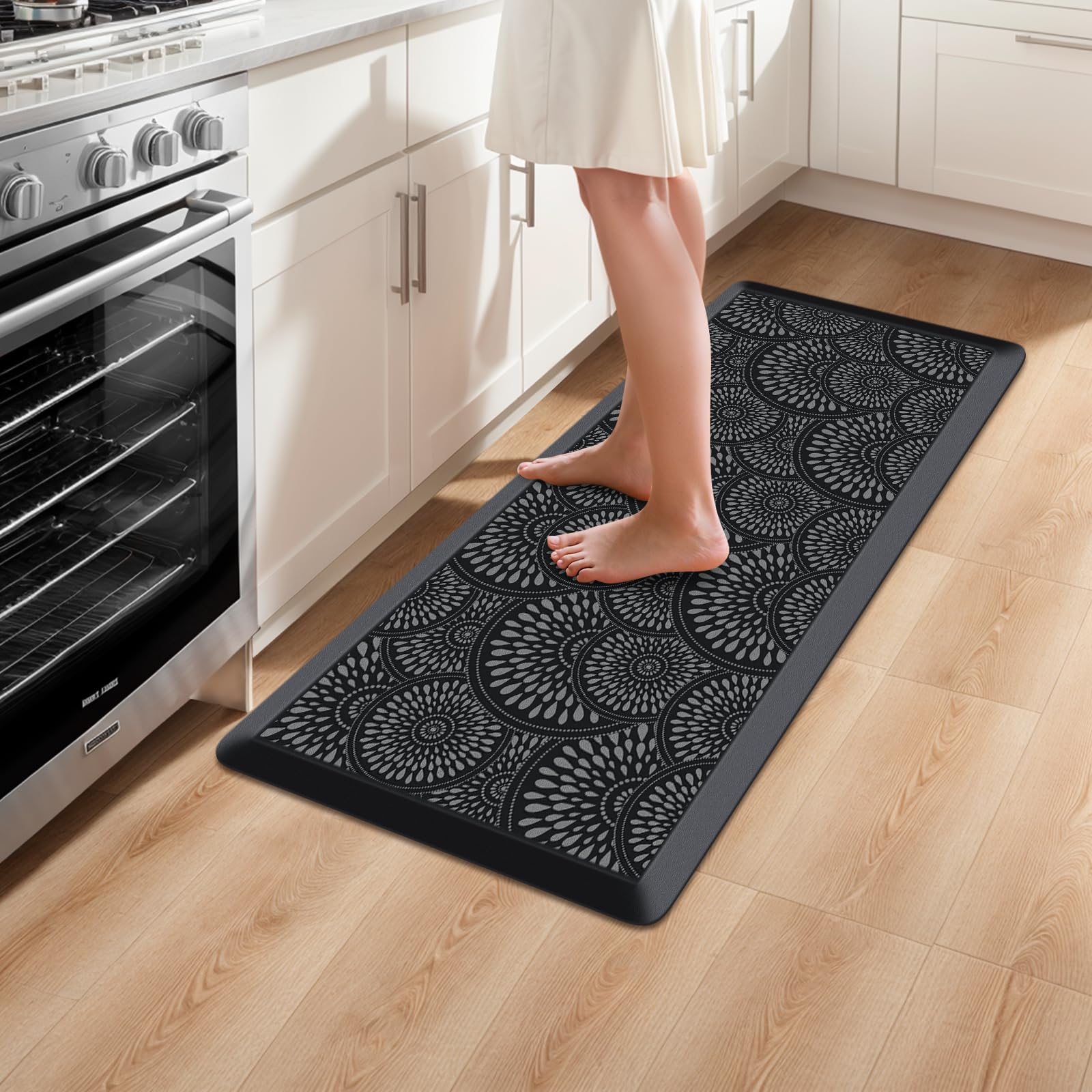 Mattitude mat cocina ergonómica, grosor 0-47 pulgadas, ofrece apoyo estable