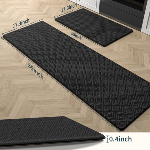 Mattitude tapete cocina 2piezas dorsal mantiene la base estable gracias a su antideslizante.