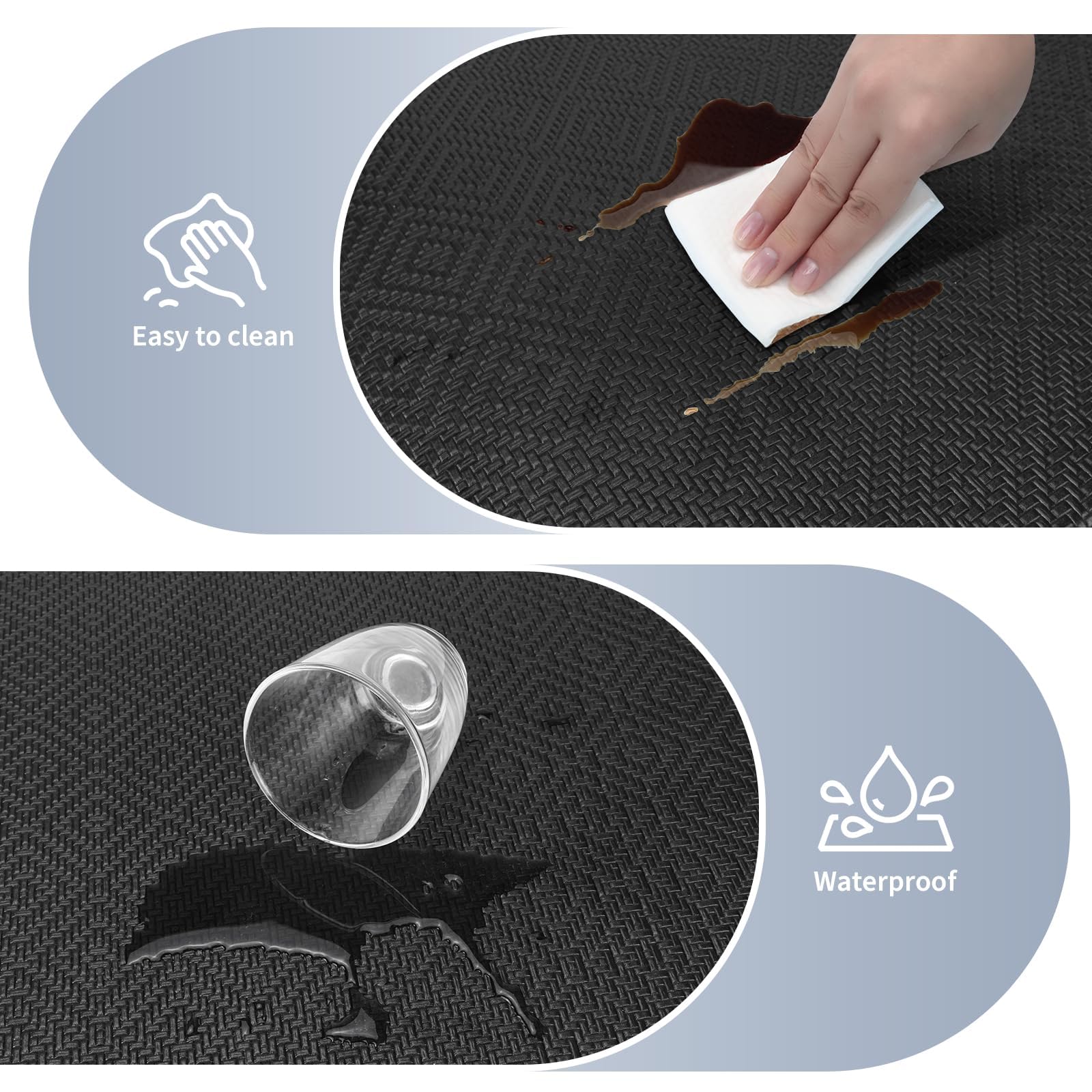 Mattitude tapete cocina usos múltiples ideal para cocina, lavandería y despacho.