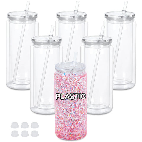 Vaso globo de nieve Maucircol 20oz, listo para fiestas y celebraciones.