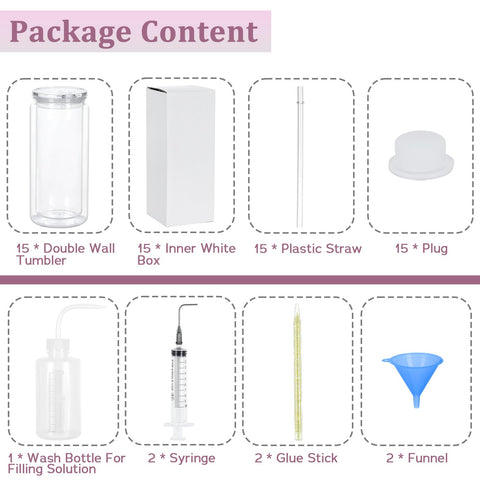 Maucircol kit-diy-nieve-tumbler, conjunto completo para personalizar tus vasos.