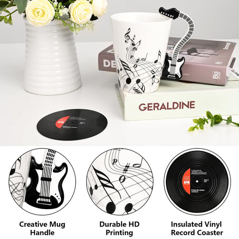 Taza apta para microondas y lavavajillas Maustic.