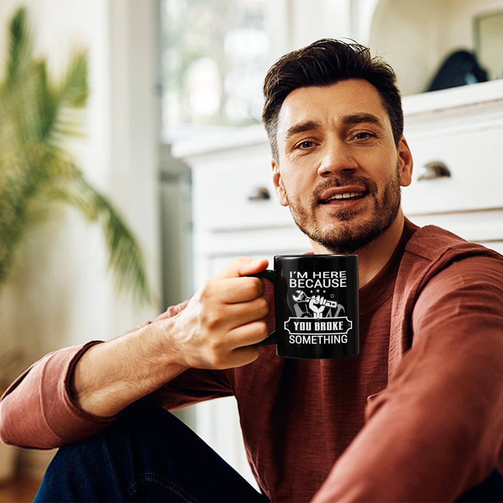 Taza Maustic Mecánico, mango ergonómico para tomar café diario.