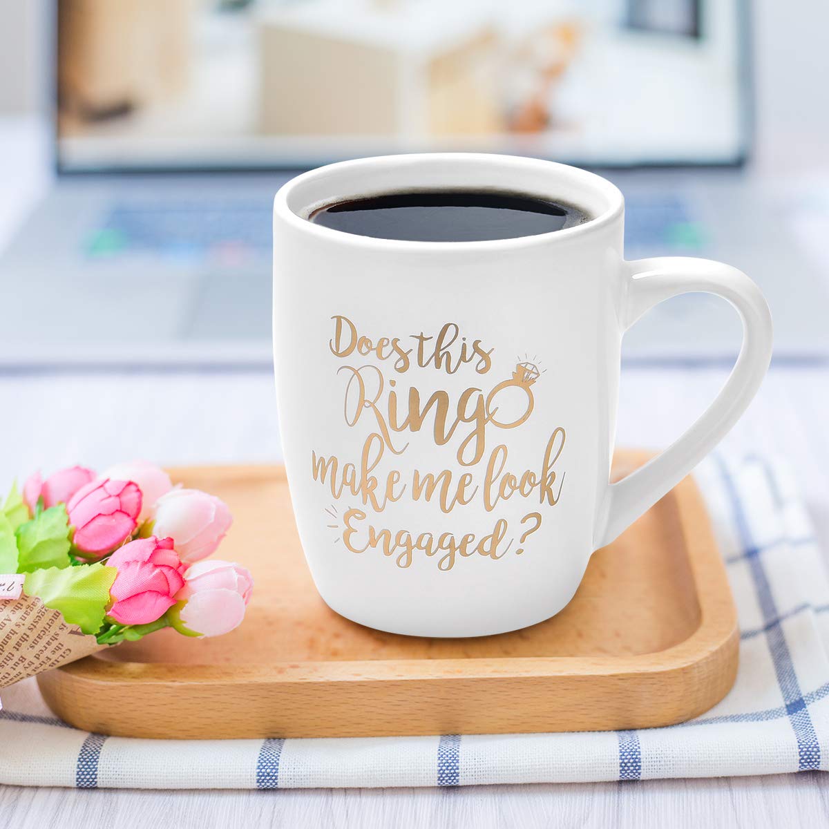 Maustic Taza Regalo para Ella y Él: toque divertido para el día a día