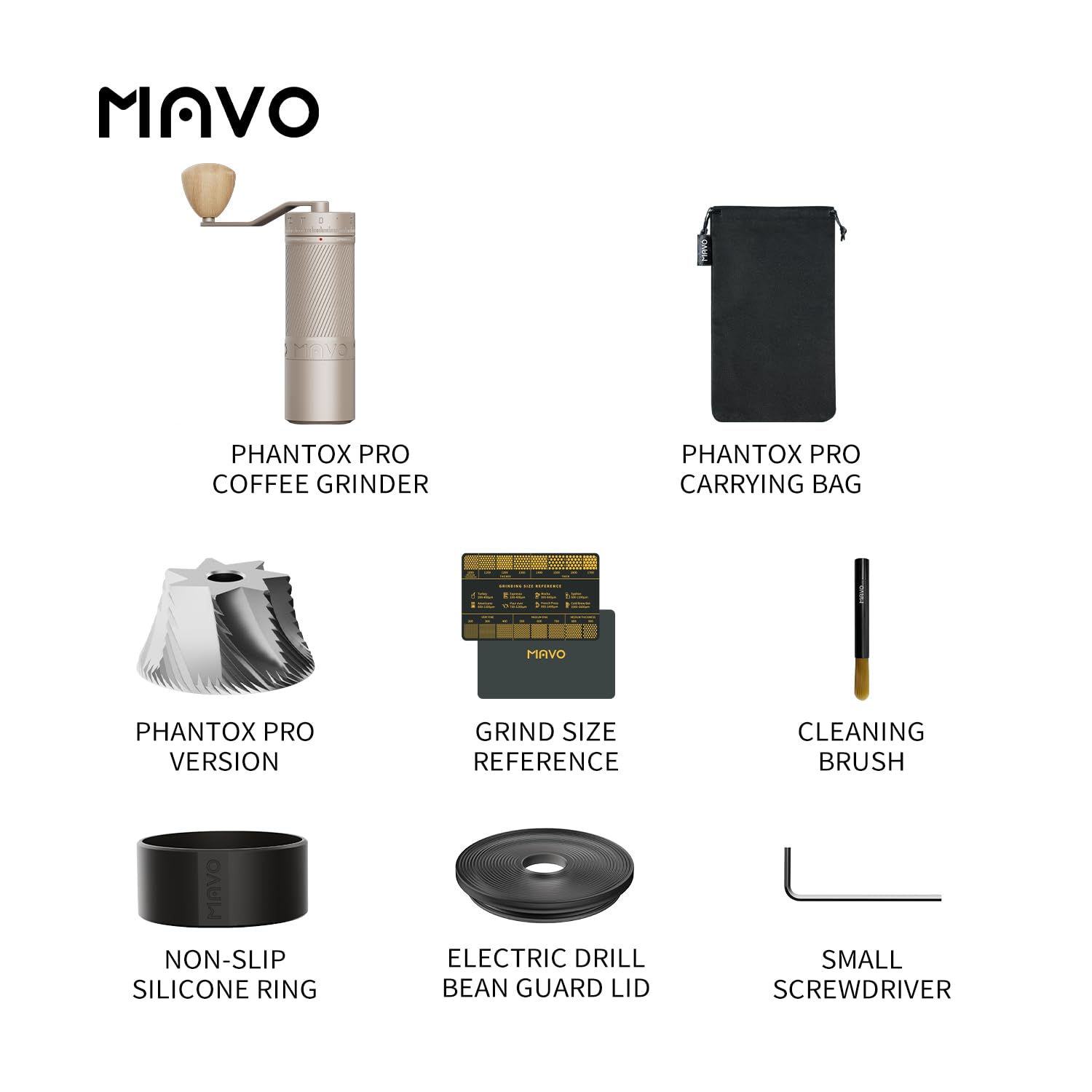 MAVO Phantox Pro ajuste de 120 clics para consistencia rápida.