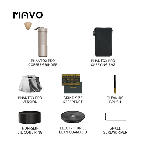 MAVO Phantox Pro ajuste de 120 clics para consistencia rápida.