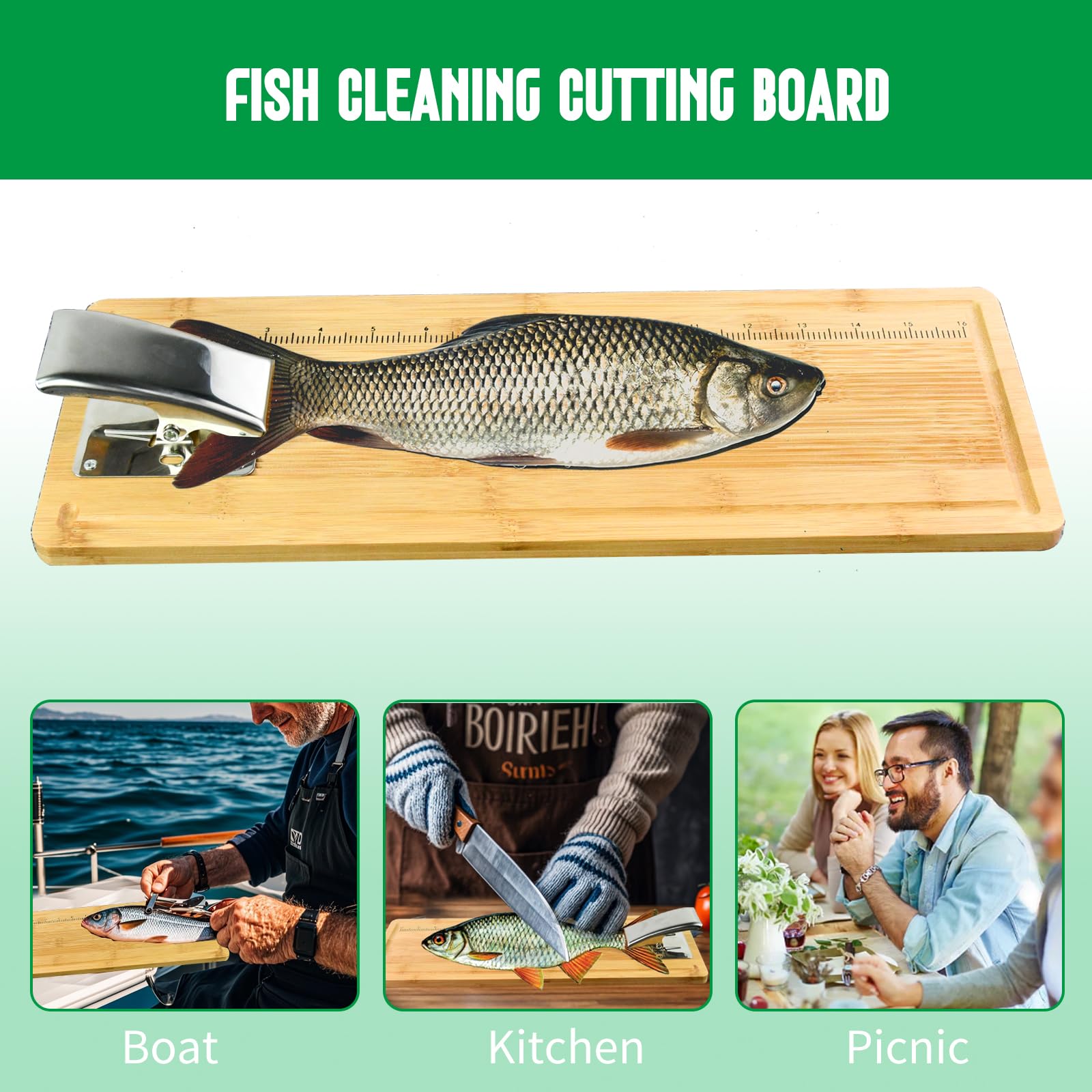 MAVOTER tablero antideslizante para limpieza de pescado