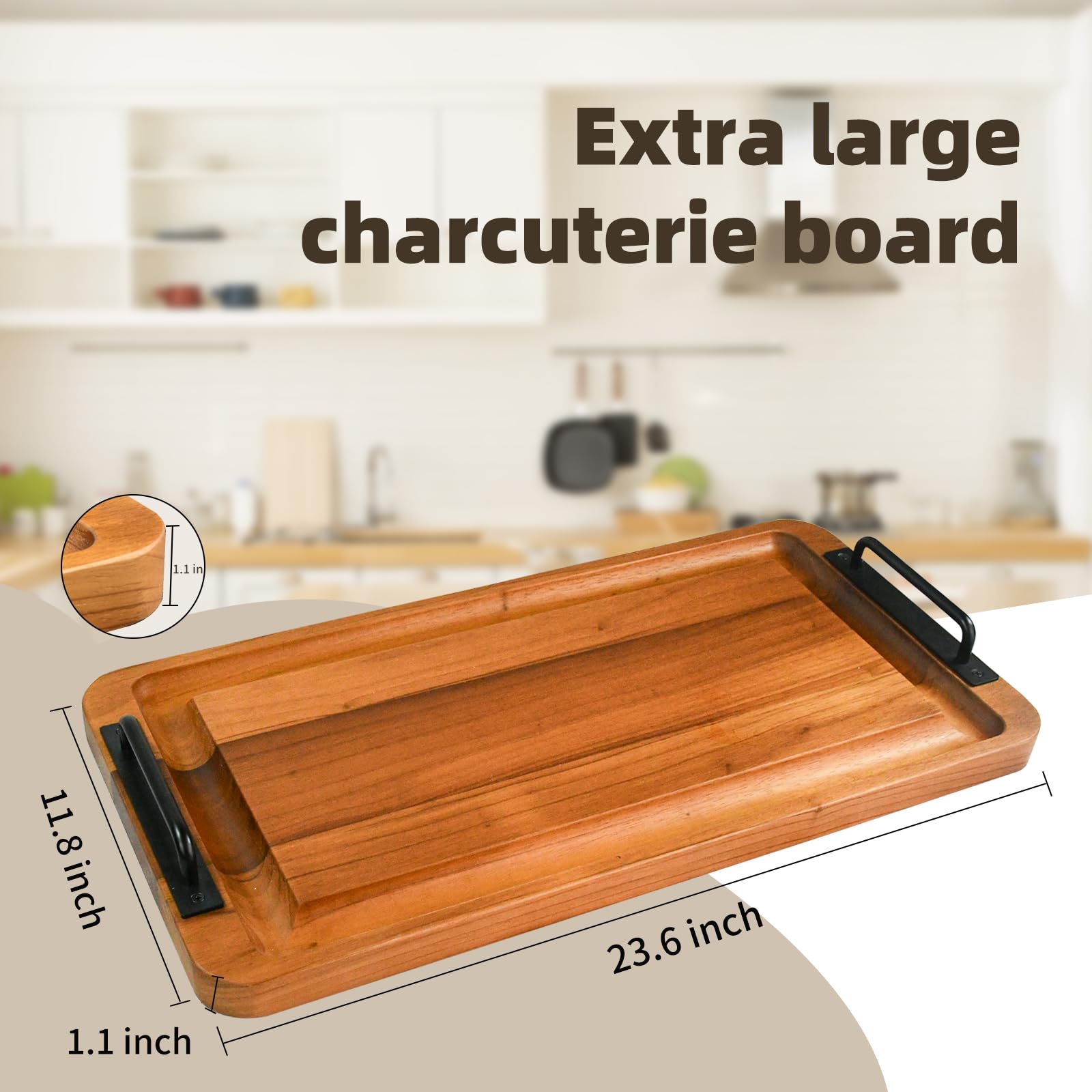 MAVOTER uso diario con tablero de madera resistente para servir