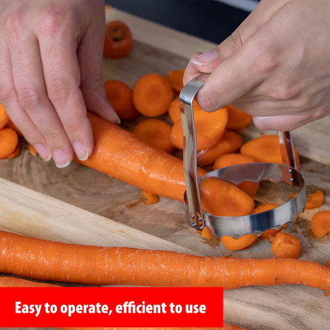 Maxam corta frutos secos y postres con facilidad.