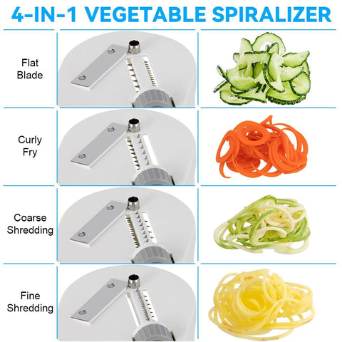 Maxceysen espiralizador base sujeción fuerte para uso estable en cocina.