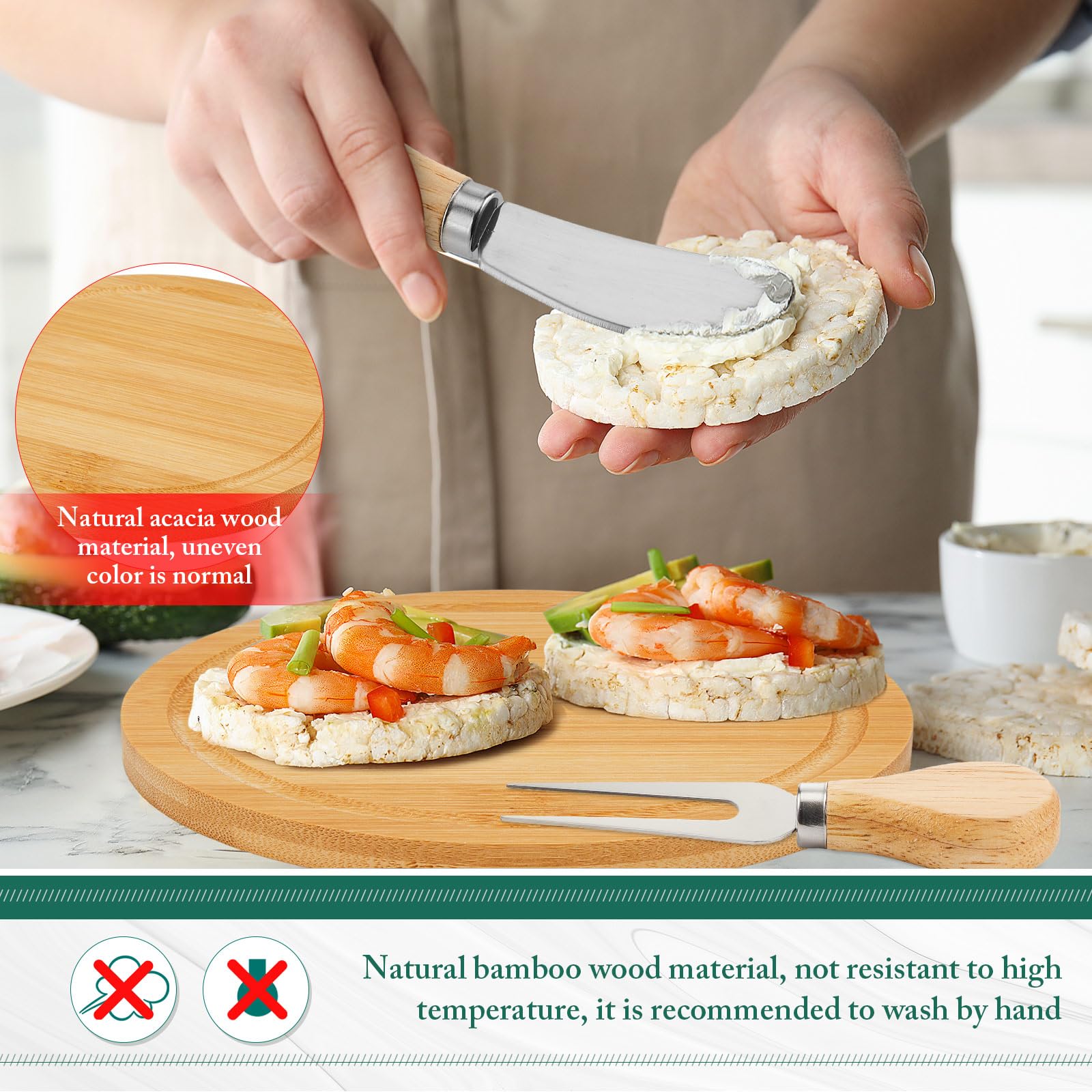 Maxcheck caja regalo con etiquetas y cuerda, regalo elegante para invitados.