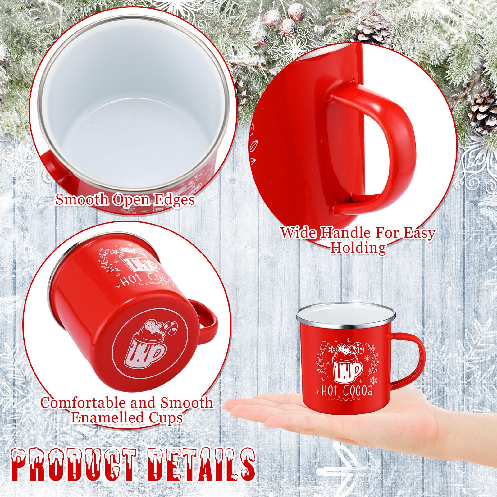 Maxcheck cajas regalo individuales para cada taza, regalo perfecto.