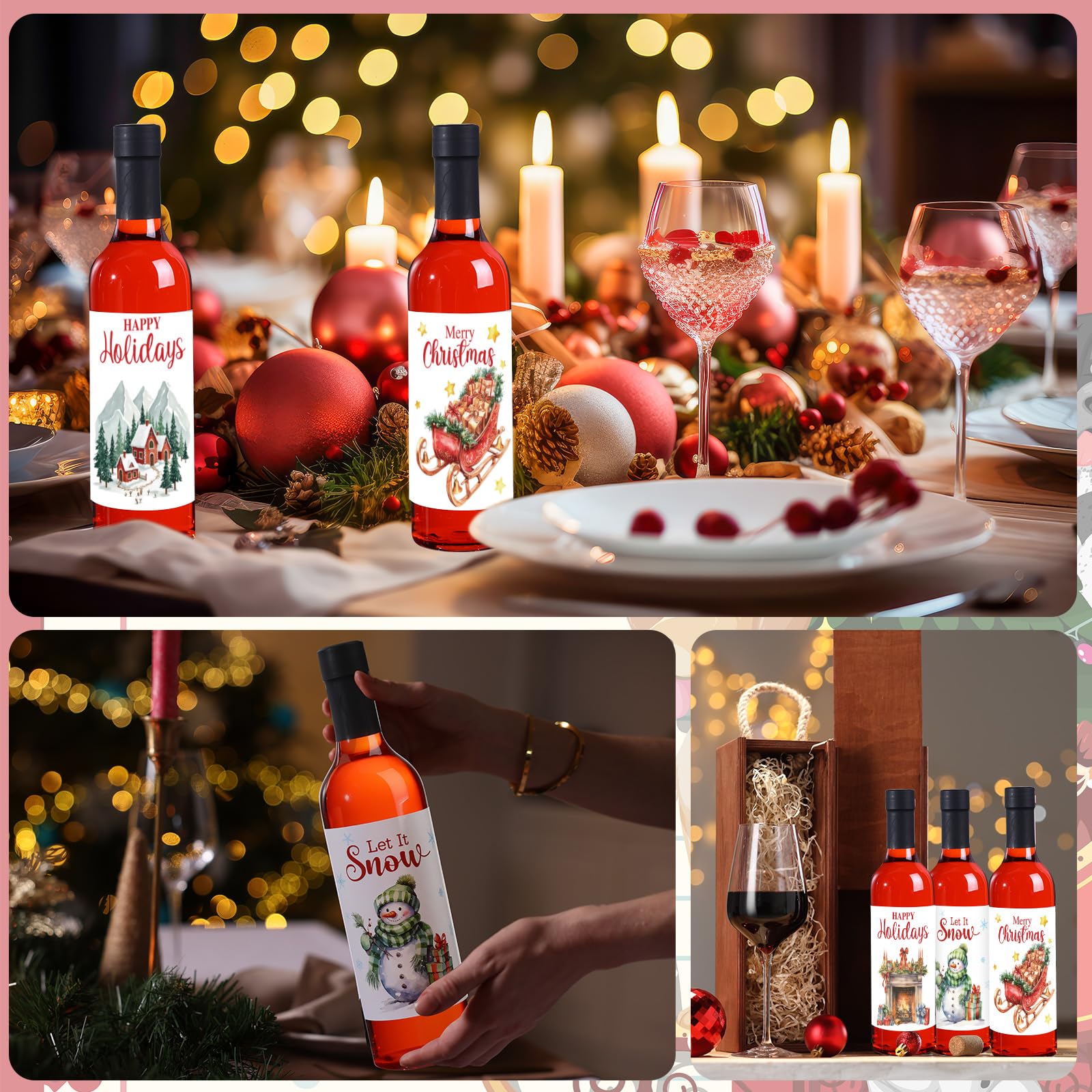 Conjunto decorativo Maxcheck para fiestas y presentaciones festivas