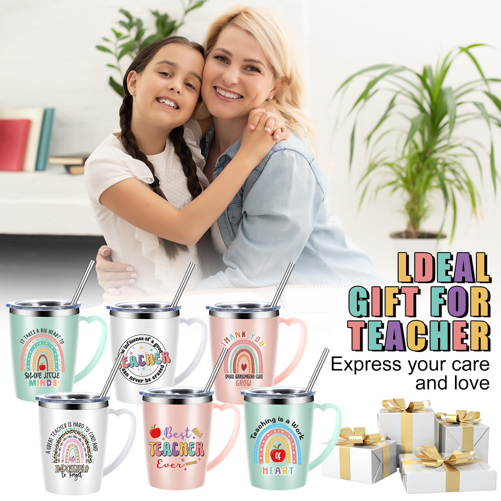 Diseño bohemio Maxcheck para regalos de docentes.