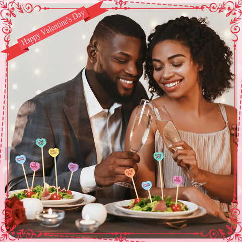 Maxcheck pincho coctel con carrito de amor para temáticas festivas