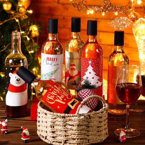 Presentación de regalo con botellas Maxcheck para la Navidad