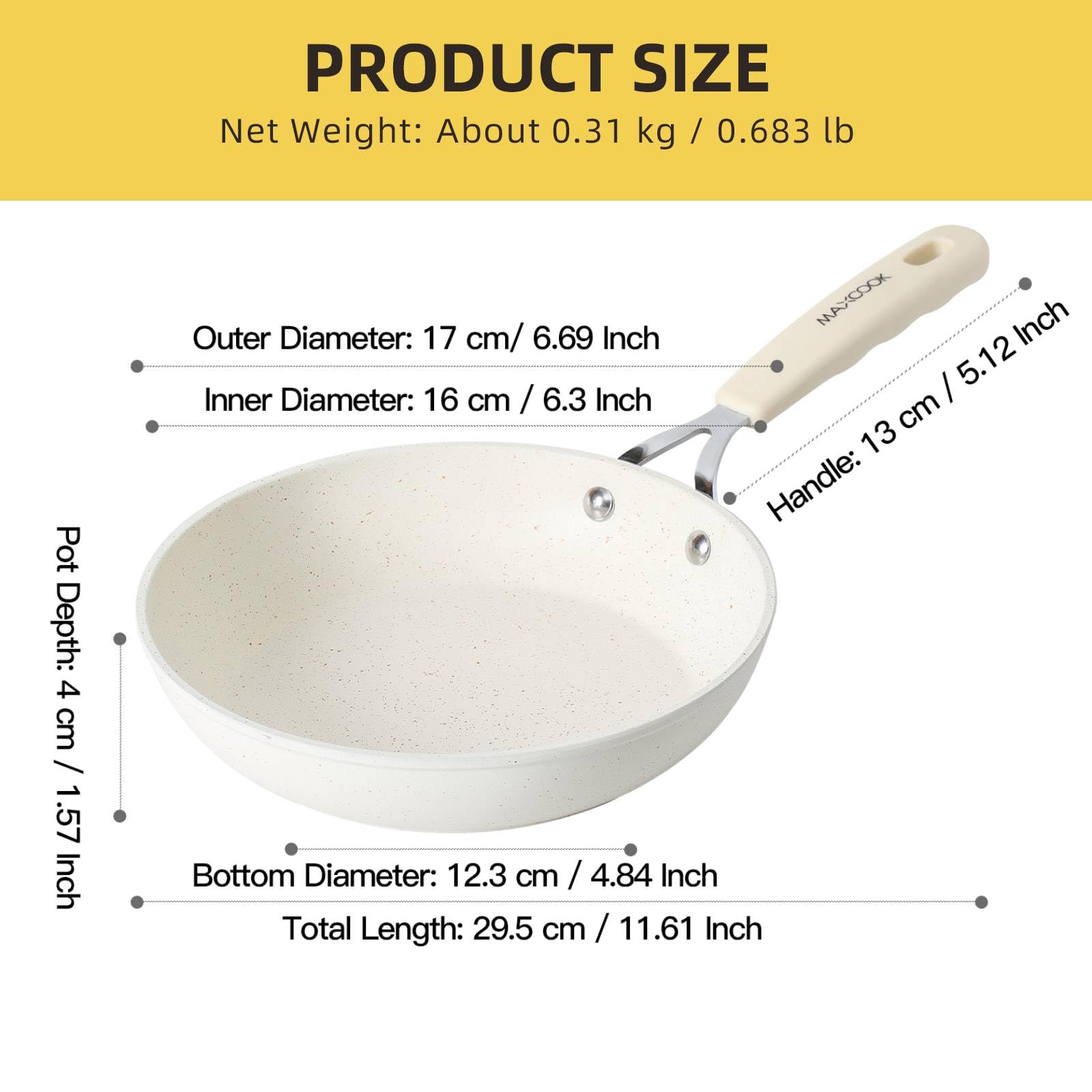 MAXCOOK compatible con gas e inducción para diversas cocinas