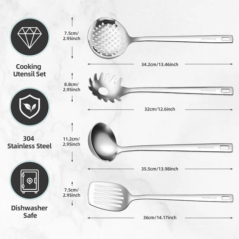 MAXCOOK cucharón de sopa, servicio práctico para sopas y caldos sabrosos