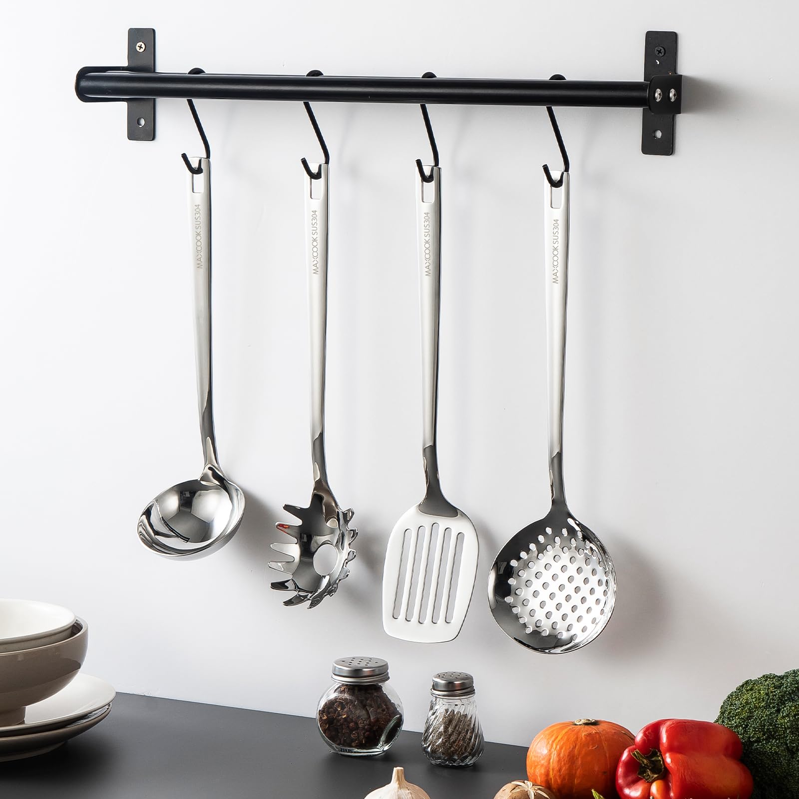 MAXCOOK diseño espejo en acero inoxidable, superficie lisa y limpieza sencilla