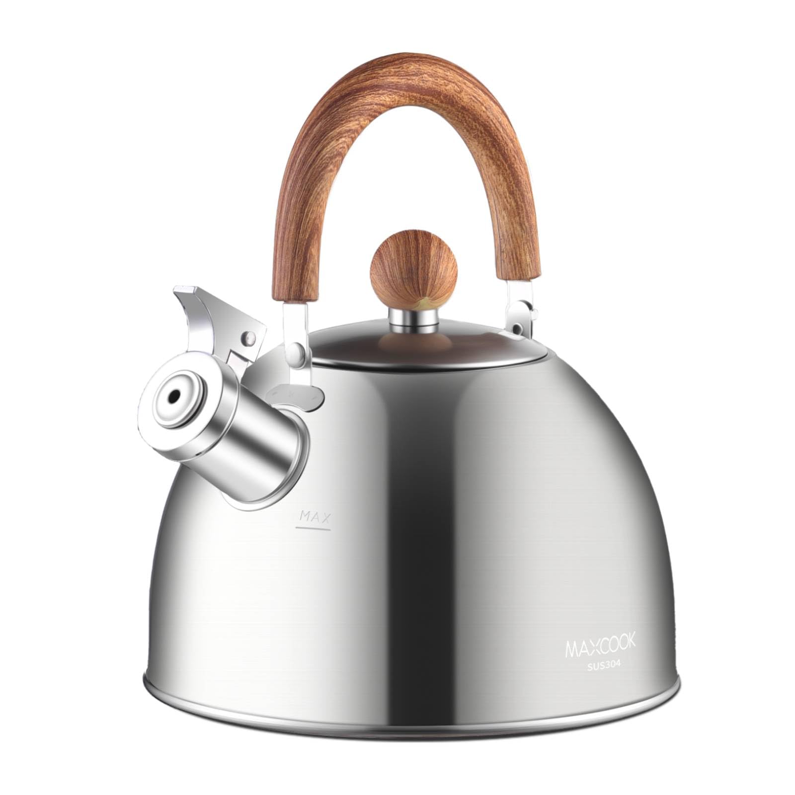 MAXCOOK hervidor 2L en acero inoxidable para hervir agua rápido y seguro