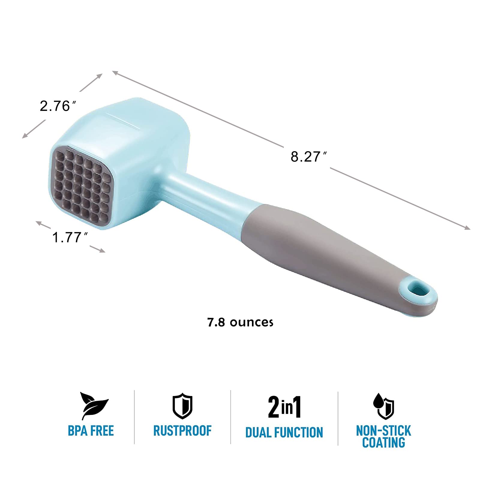 Mango de goma ergonómico MAXCOOK para agarre seguro incluso con manos mojadas.