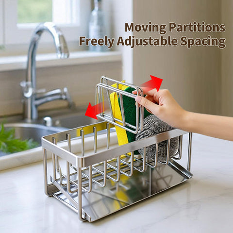 MAXCOOK Sink Caddy tamaño compacto ideal para cocinas pequeñas.