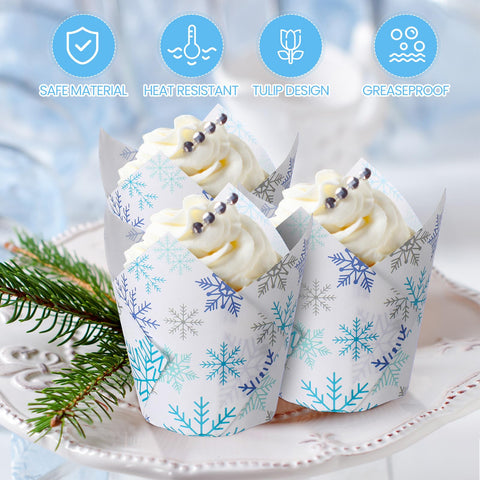 Maxdot forros Navidad azul, decoran la mesa con toque festivo.