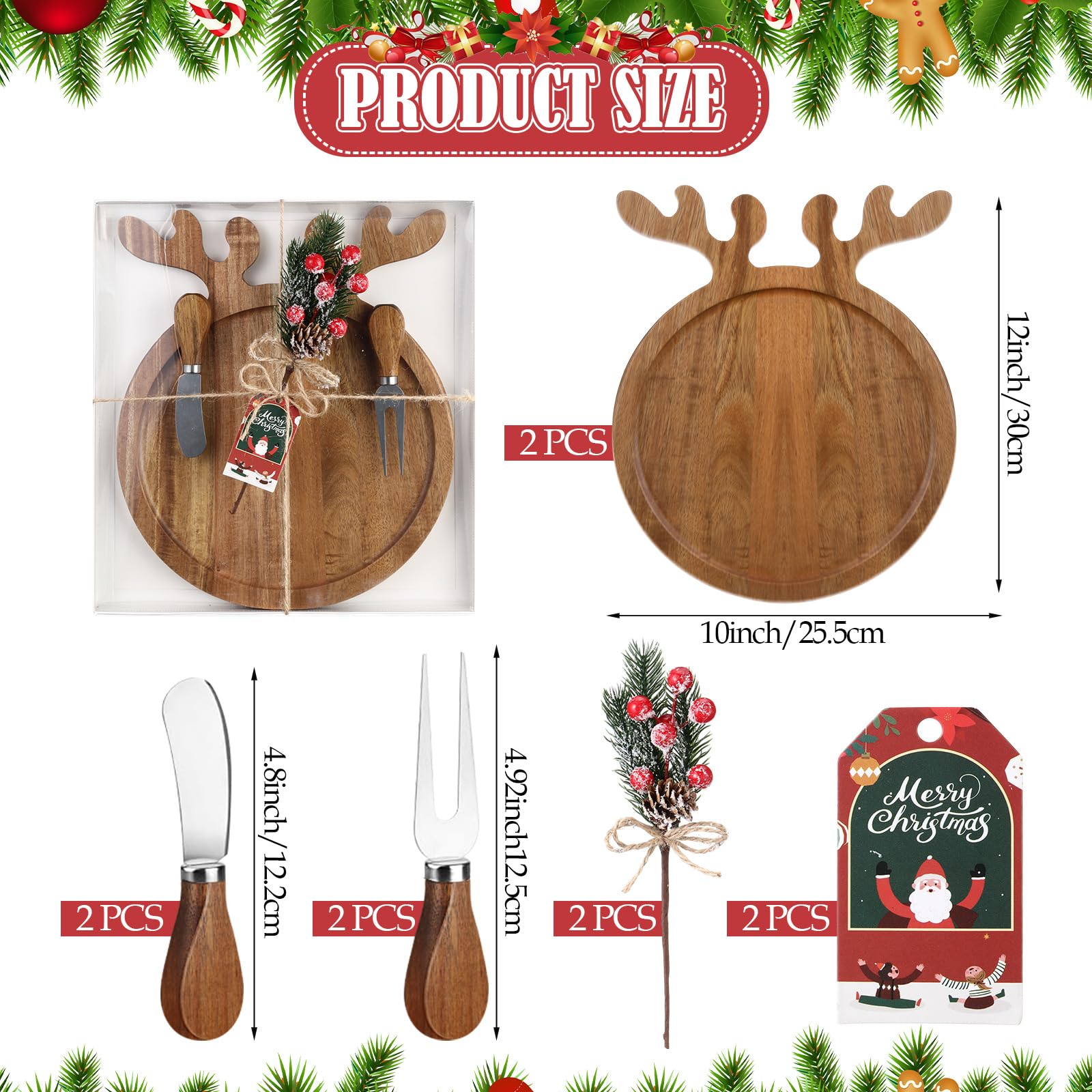 Maxdot plato navideño de 12x10 cm, tamaño ideal para porciones festivas.