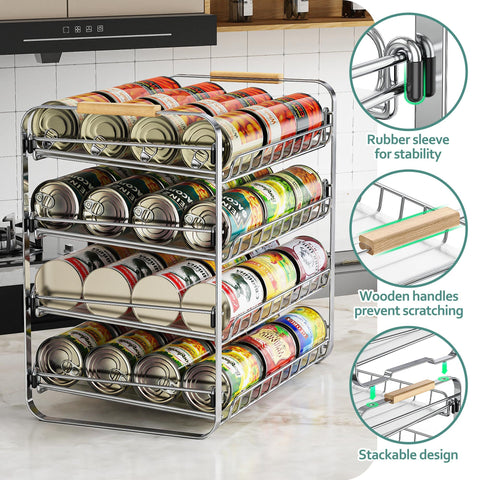 Maxiffe almacenamiento de frutas y bebidas en estantería para cocina.