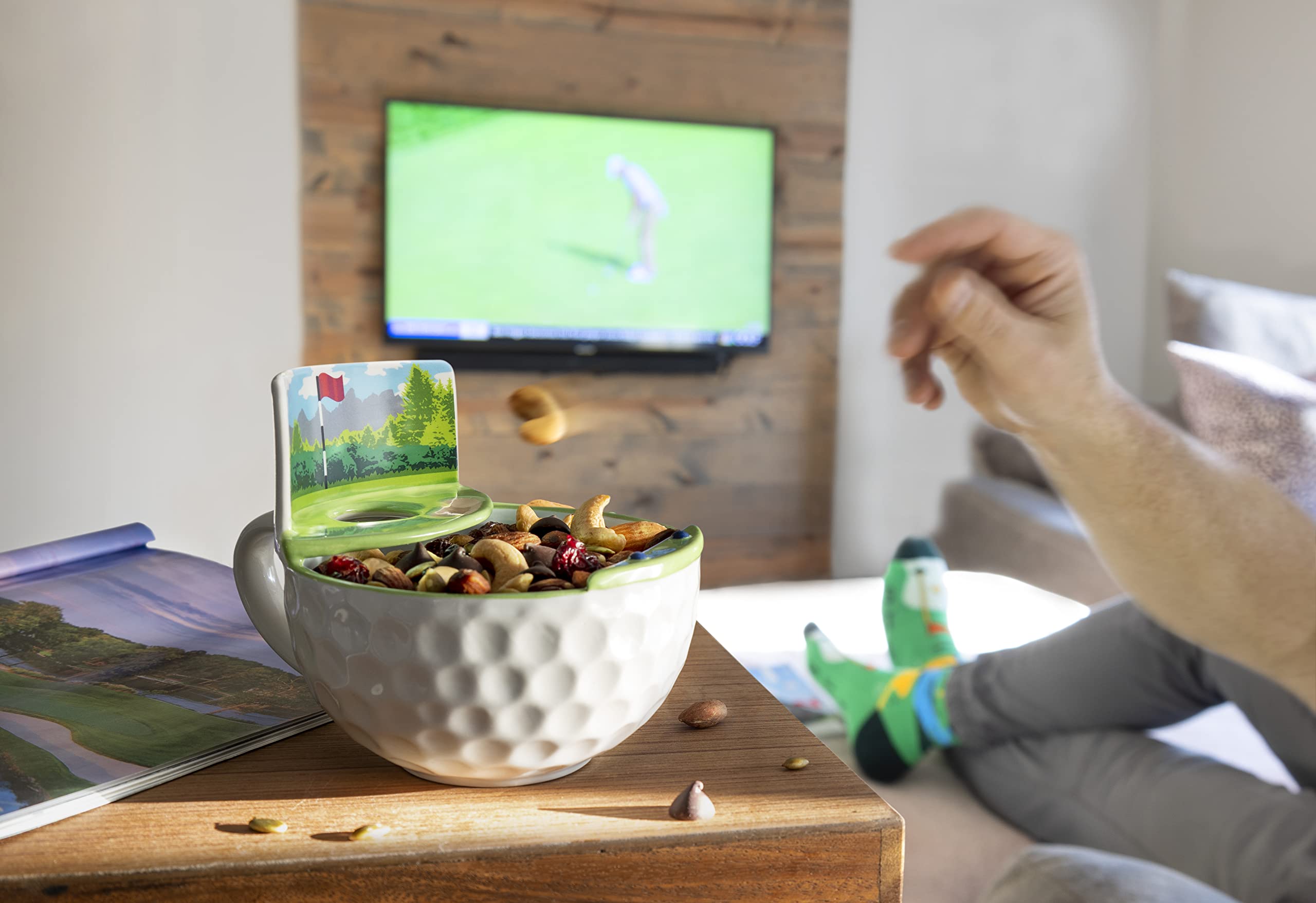 MAX'IS Creations taza golf para familia, juego de snacks