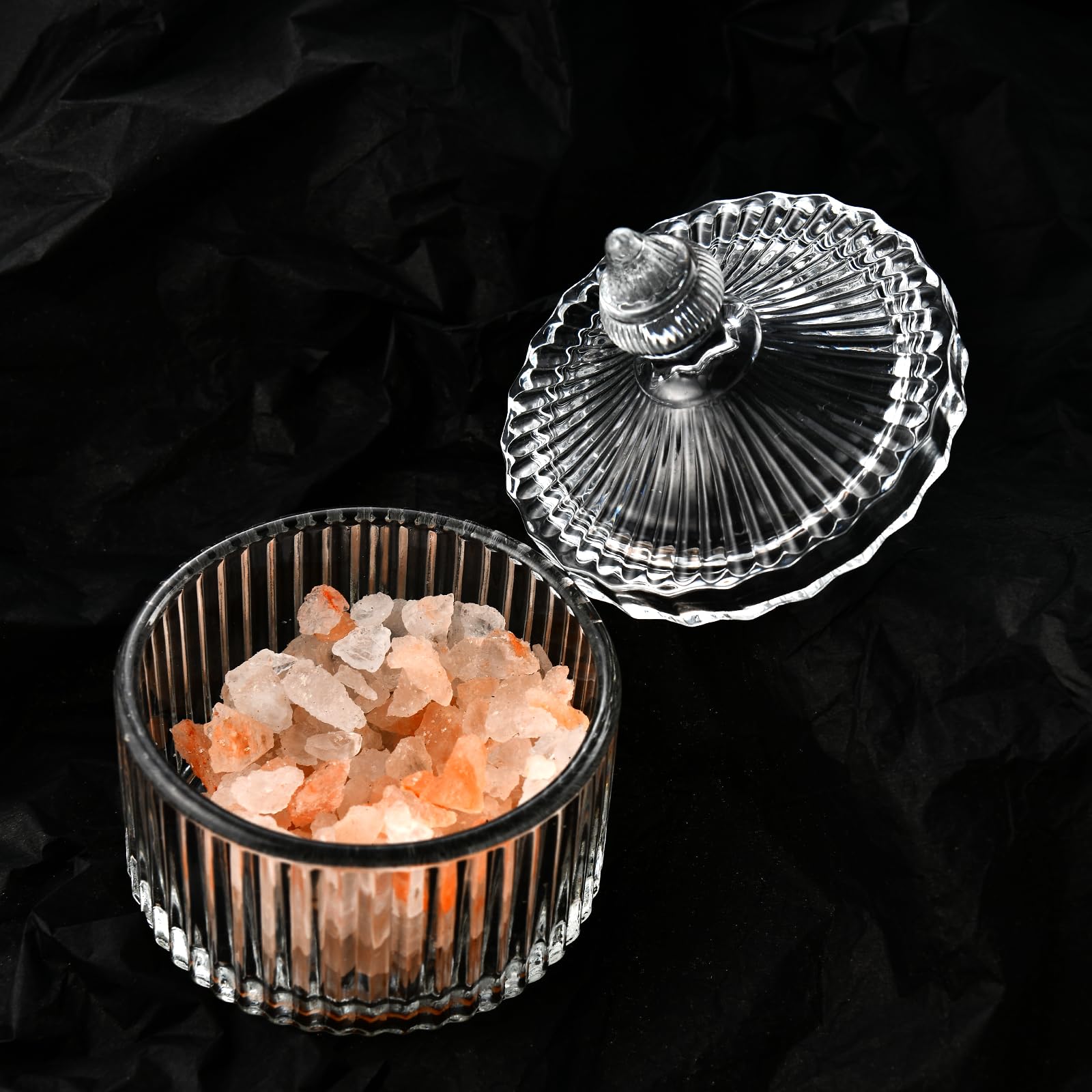 Maxistal almacenamiento-multipropósito-cristal, sirve para sal, azúcar o adornos.