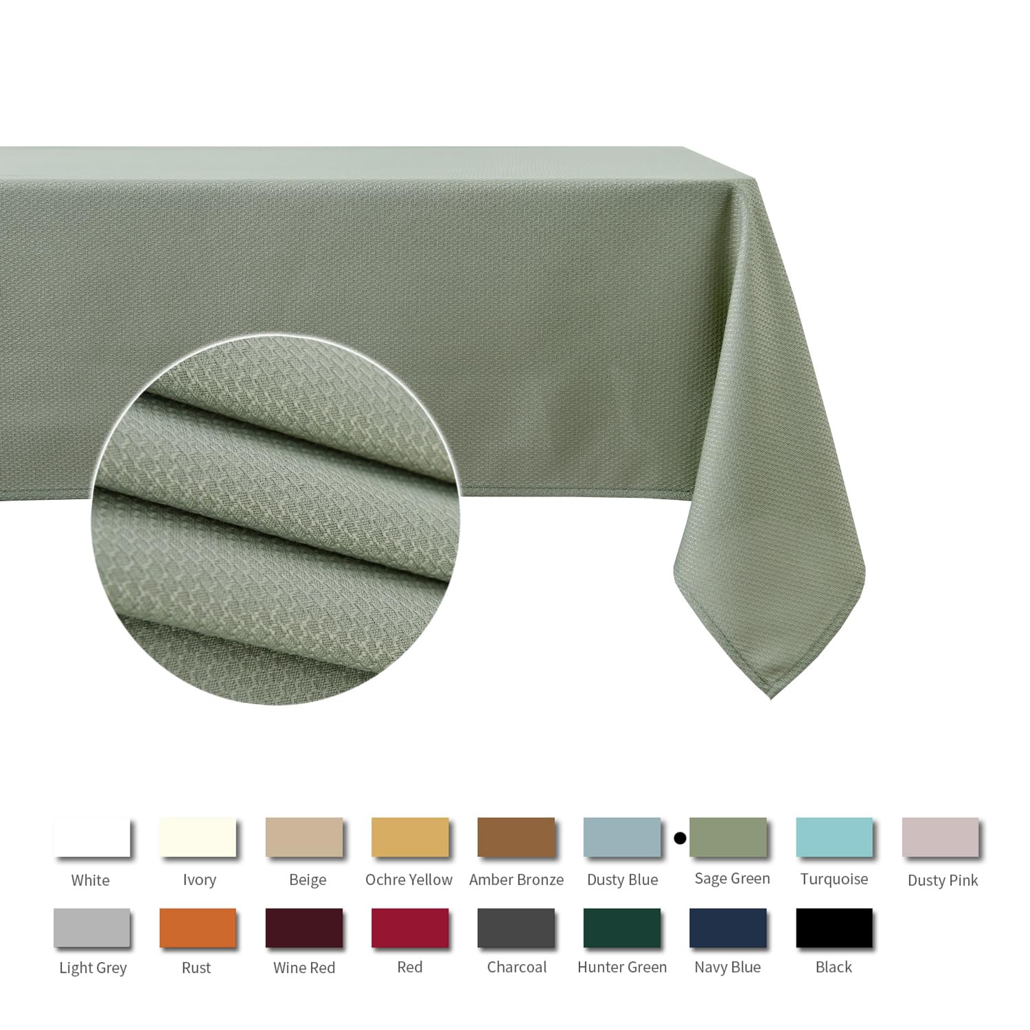 Mantel Maxmill rectangular texturizado para uso en exterior cómodo.