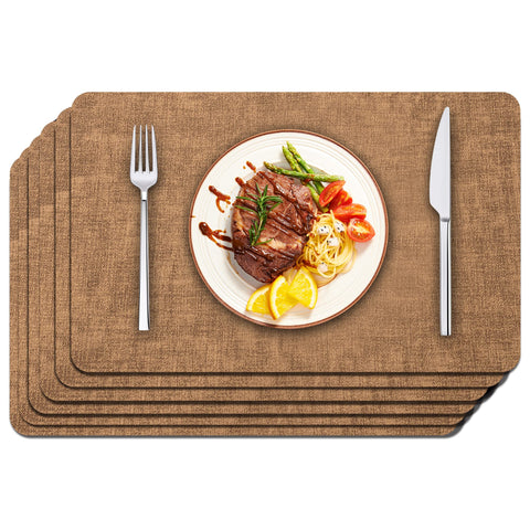 Maxpearl salvamanteles cuero sintético protege la mesa con estilo