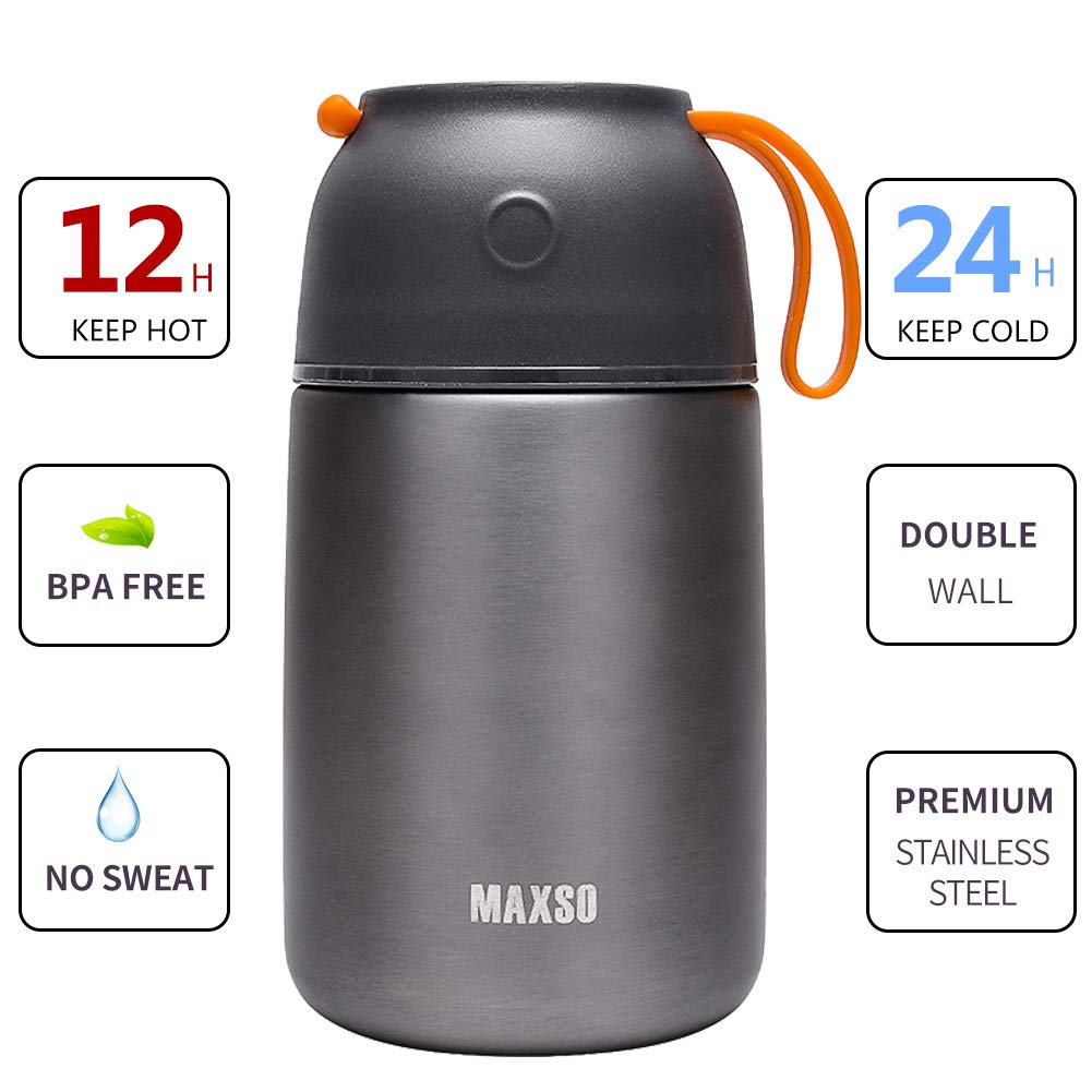 MAXSO 2 Pack Sopa Termo, detalle de cierre a prueba de fugas