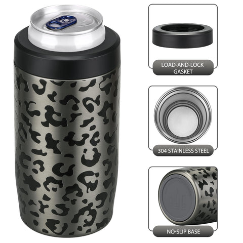 MAXSO enfriador de latas, base antideslizante, evita desplazamientos.