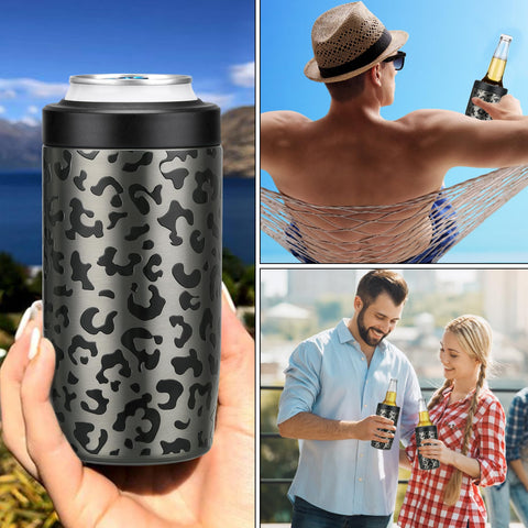 MAXSO enfriador de latas, compatible con latas de 12 oz, perfecto para veraneo.