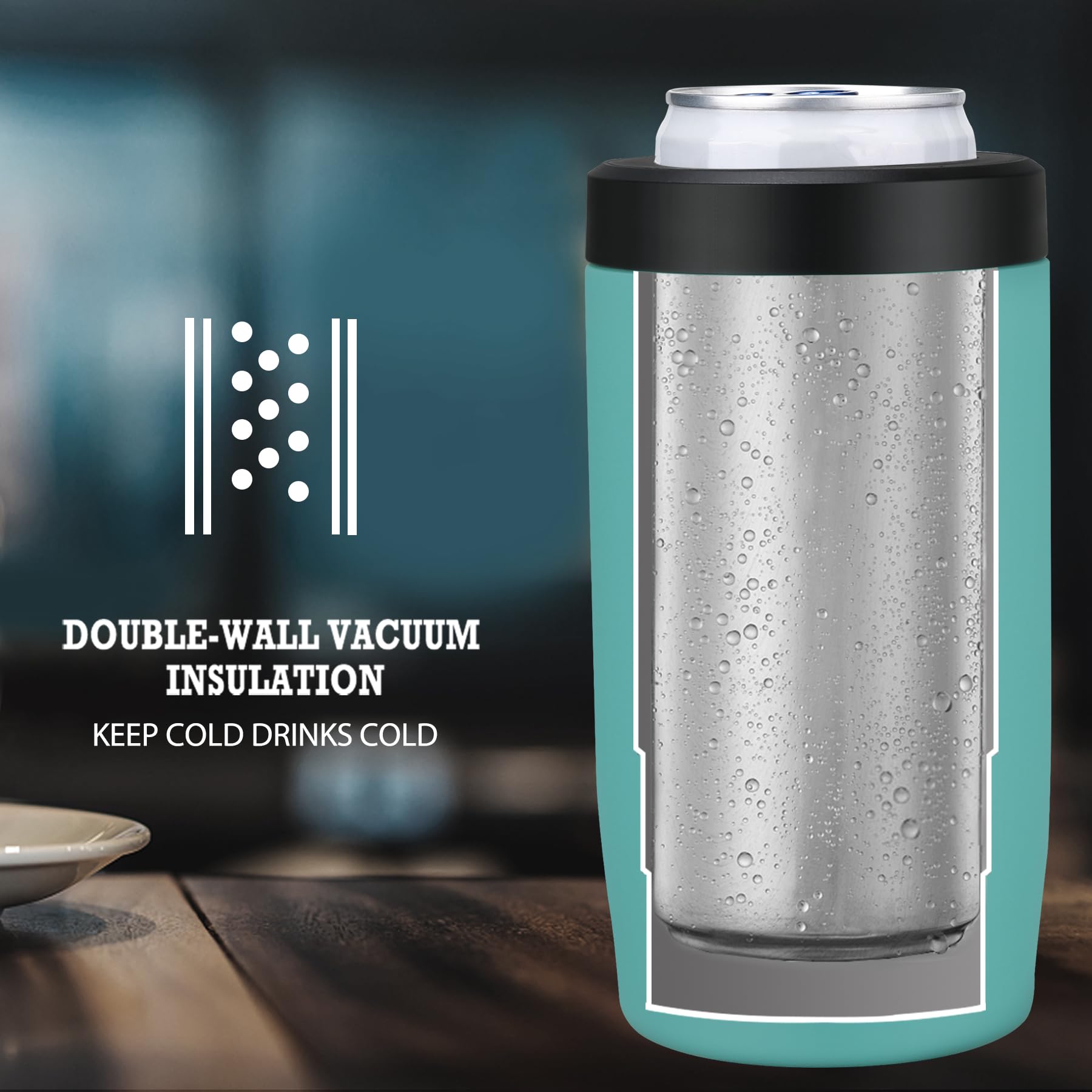 Regalo ideal: enfriador MAXSO Slim para latas y botellas