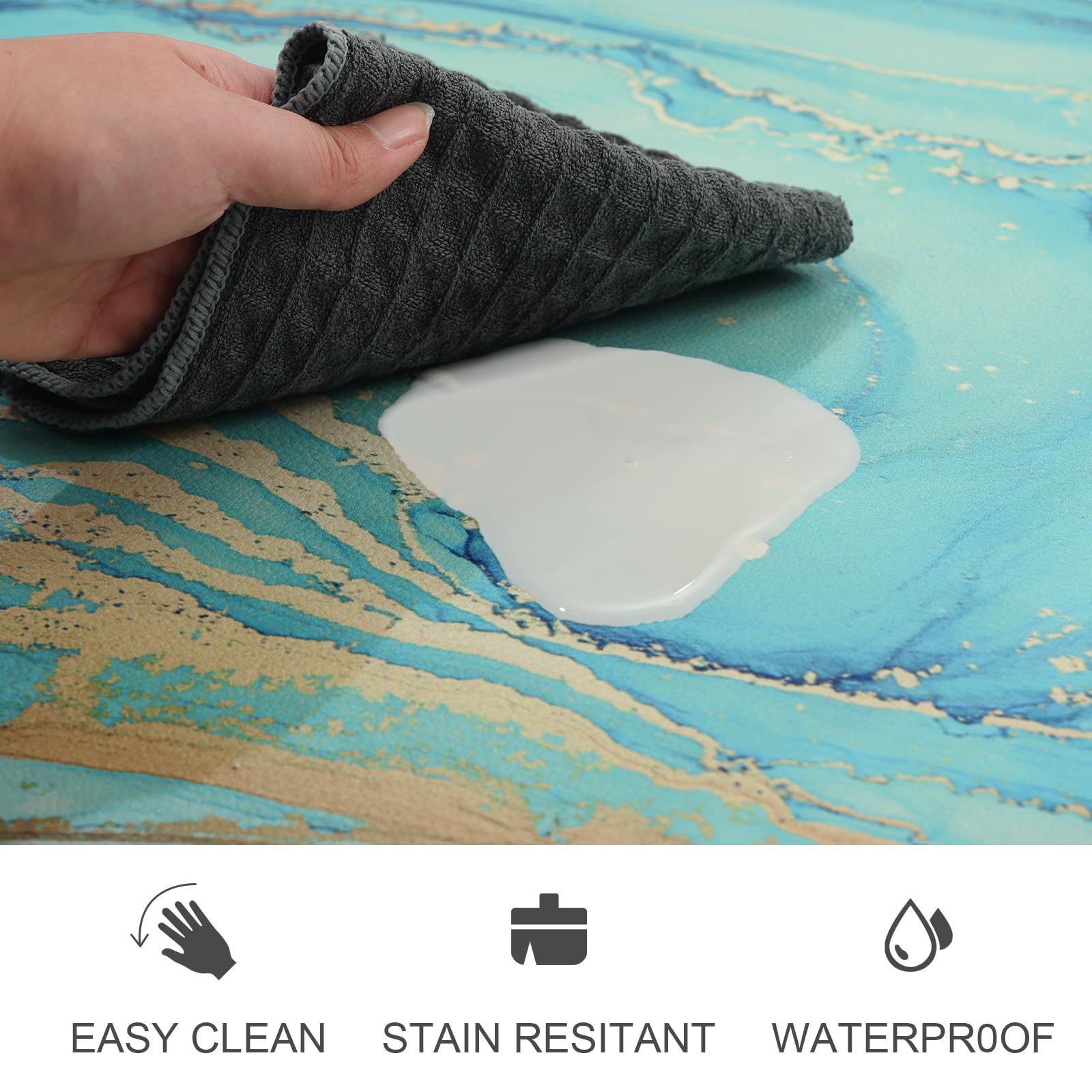 MAYHMYO alfombra impermeable superficie fácil de limpiar para cocina