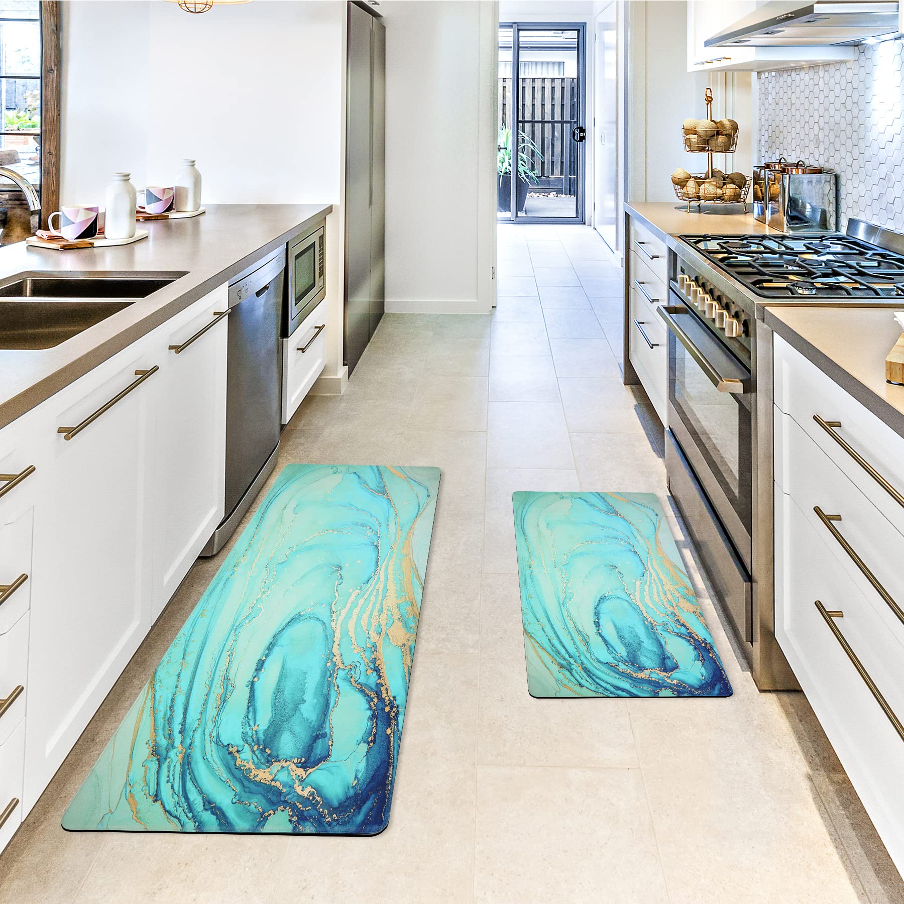 MAYHMYO alfombra antideslizante para azulejos madera y mármol