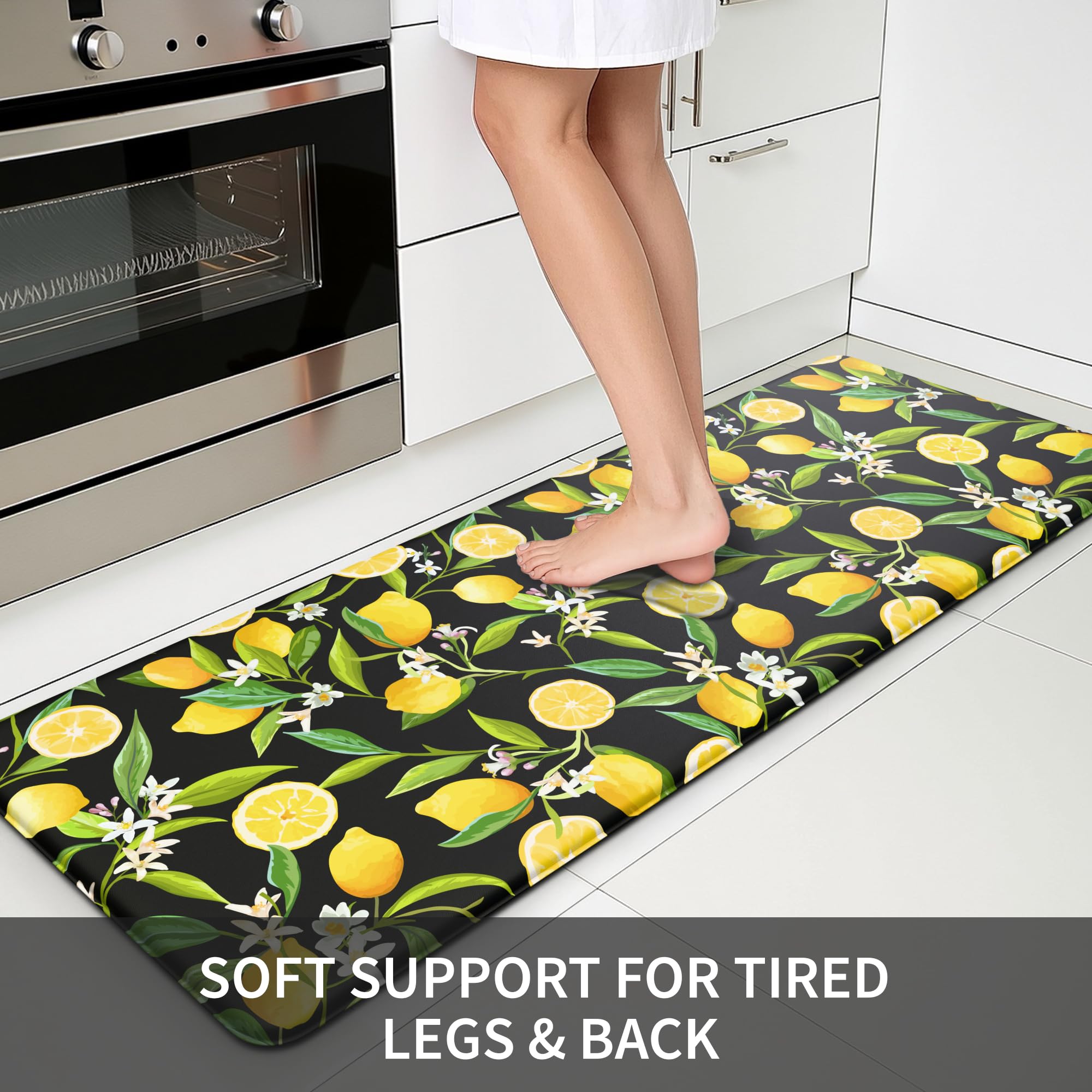 Alfombra de cocina resistente al agua para derrames y fácil limpieza