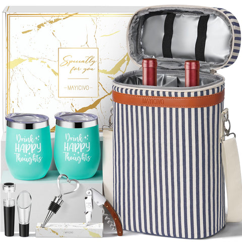 MAYICIVO bolsa termica para vino, ideal para picnic y conservar bebidas frías