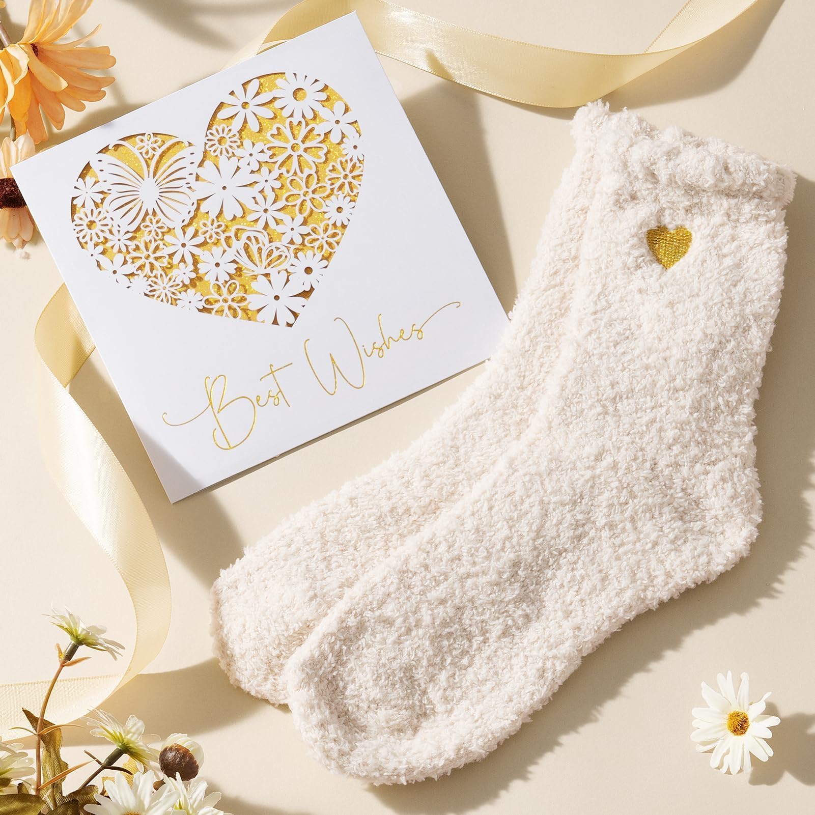 MAYICIVO Daisy de Lujo, tarjeta regalo con diseño láser personalizable.