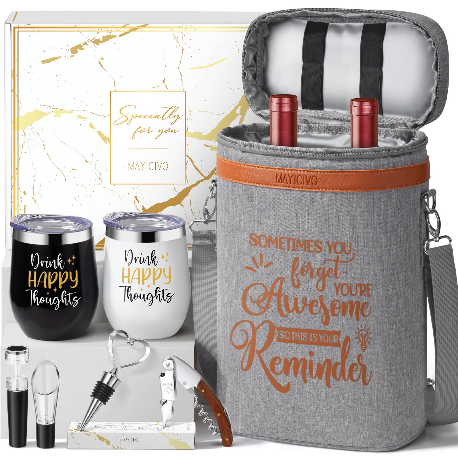 Vasos aislados MAYICIVO de 12 oz para mantener bebidas frías por más tiempo