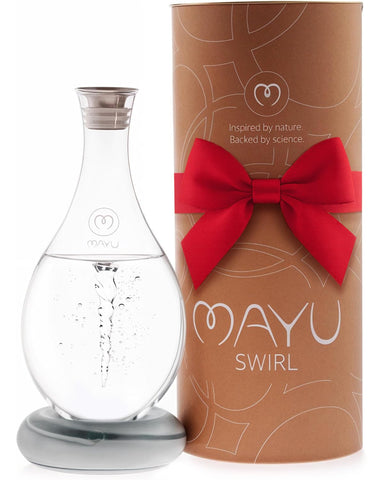 MAYU jarra de vidrio 1,5 L para agua estructurada y purificada.