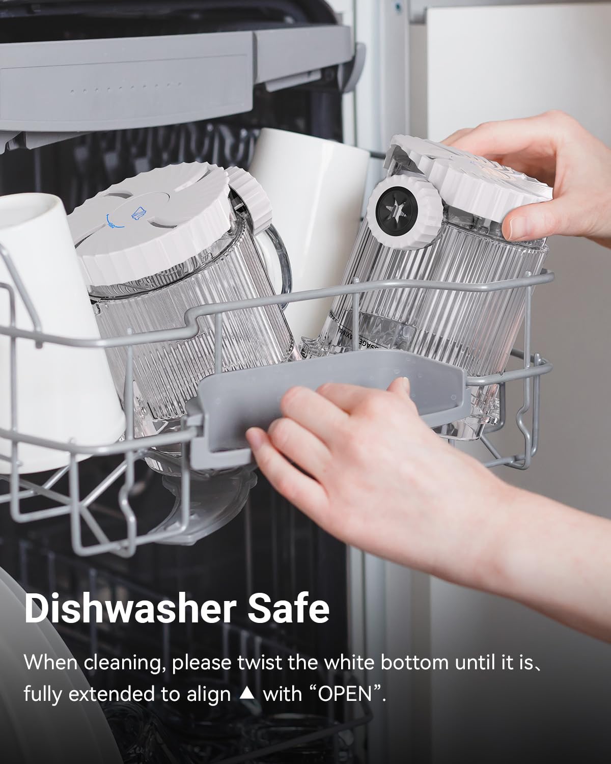 Sin BPA y materiales de grado alimentario para mayor seguridad.