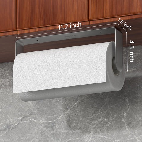 Mbillion porta-rollos cocina en pared, montaje vertical para uso rápido.