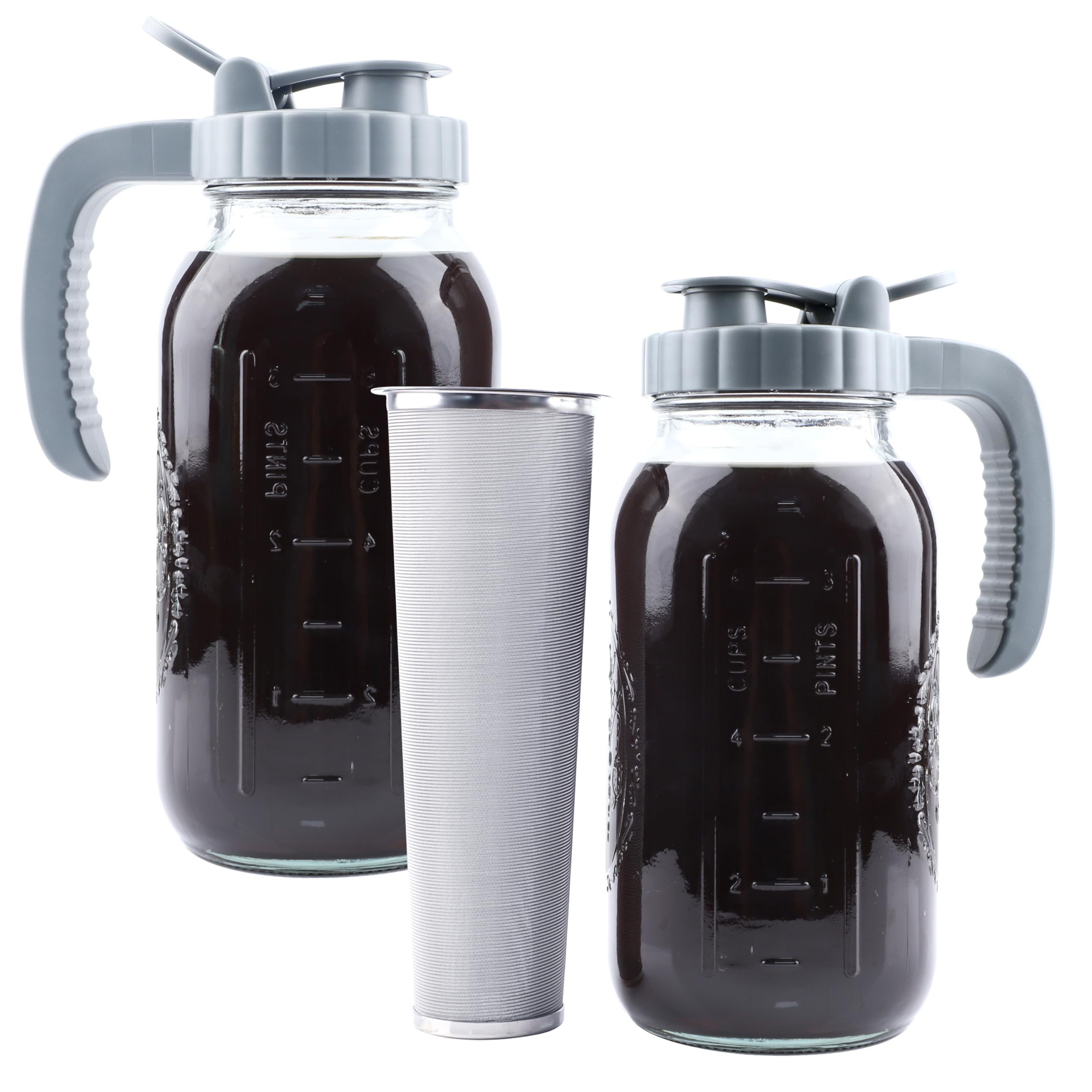 Jarra MBSRITY Cold Brew con infusor para café frío sin posos.