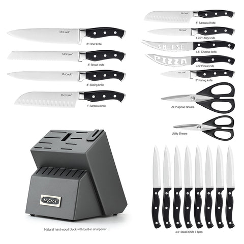 McCook cuchillo de corte de 8 pulgadas para rebanar carnes con precisión